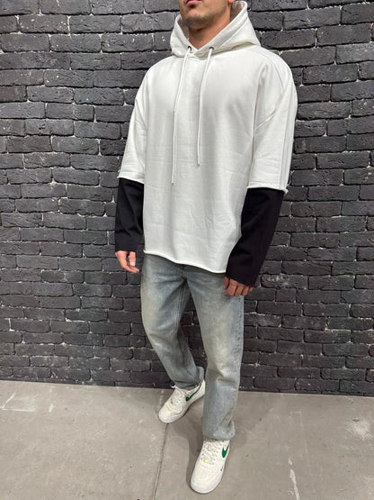 CAPUCH OVER SIZE WHITE 6342