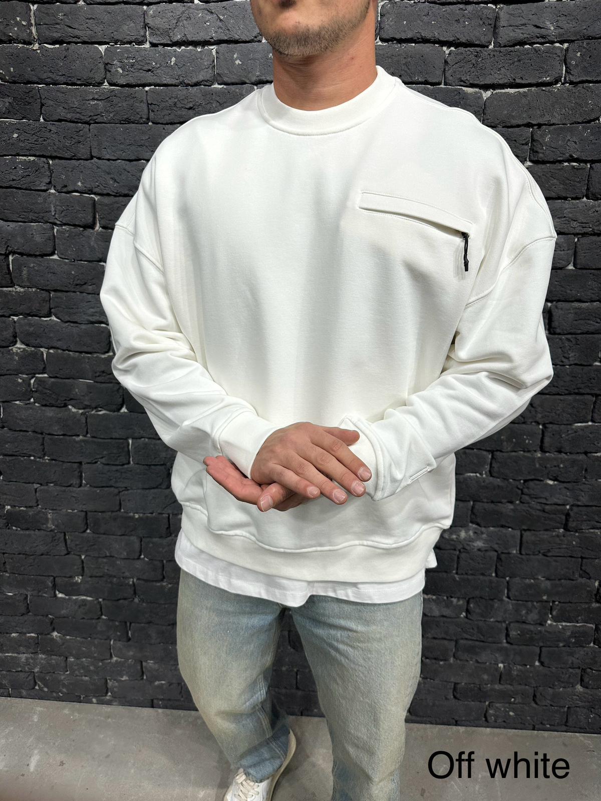 sweat over size white 6344