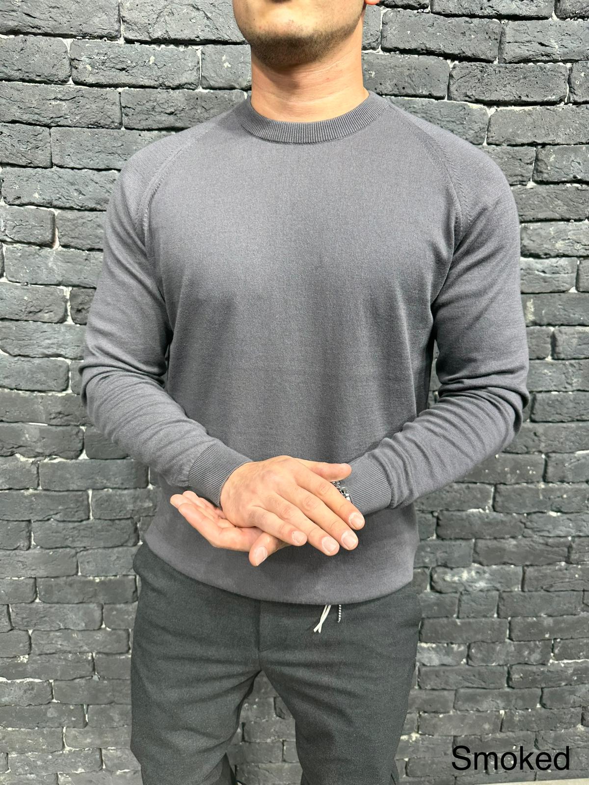 TRICOT HOMME SMOKED 7068