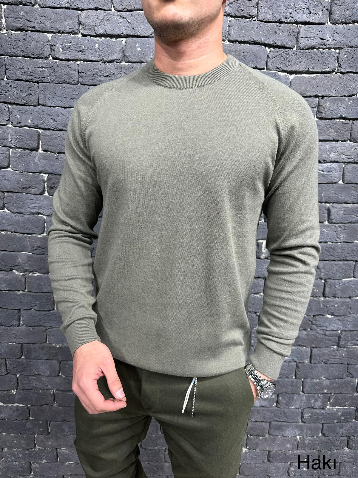 TRICOT HOMME KHAKI 7068