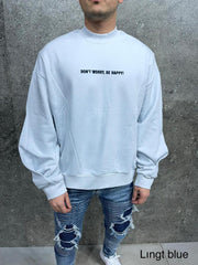 sweat over size light blue 6227