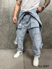 salopette jeans blue ES3067