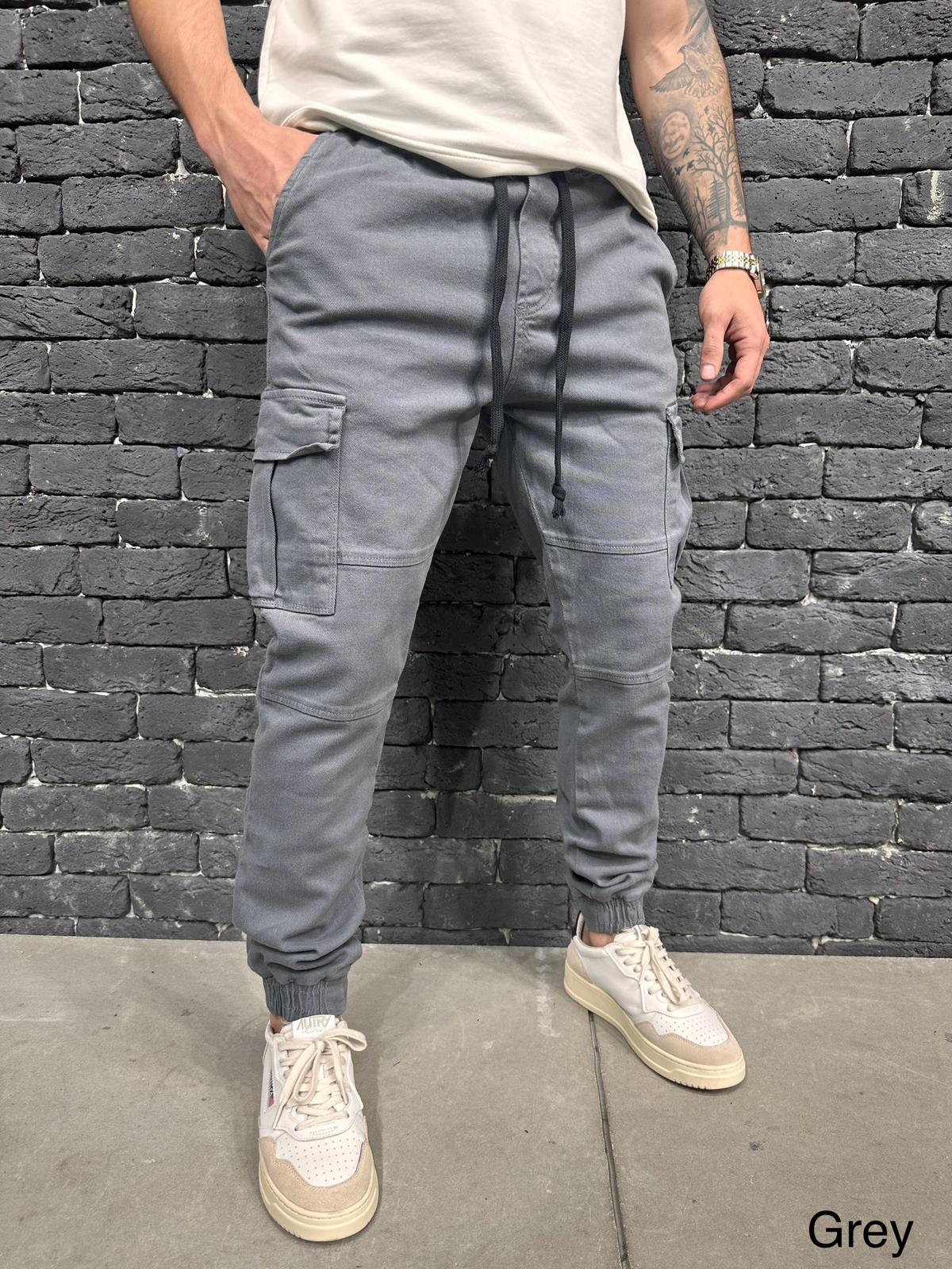 JEANS CARGO GREY ES3081