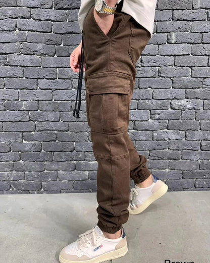 JEANS CARGO BROWN ES3081