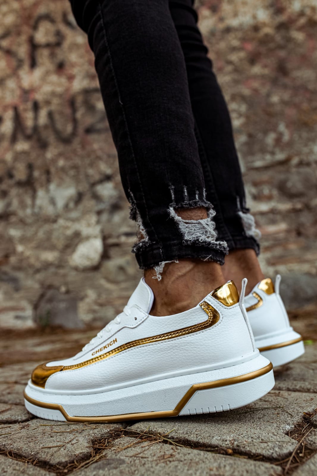 CHEKICH SNEAKERS  WHITE CH041