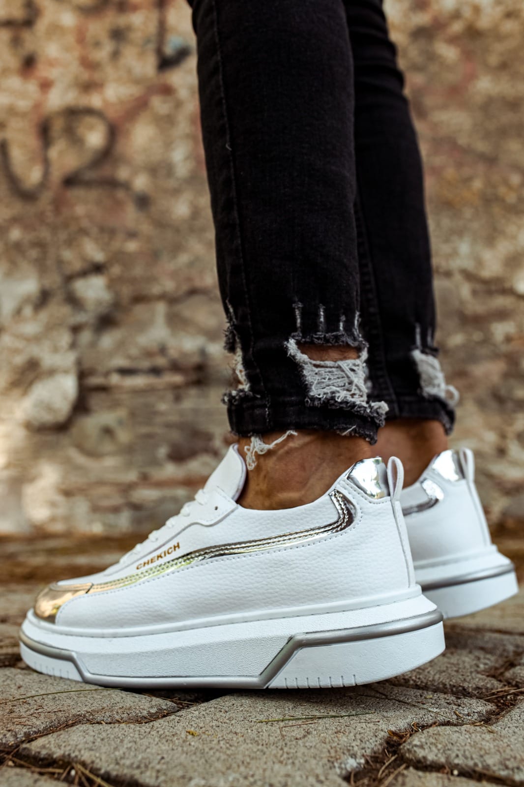 CHEKICH SNEAKERS  WHITE CH041