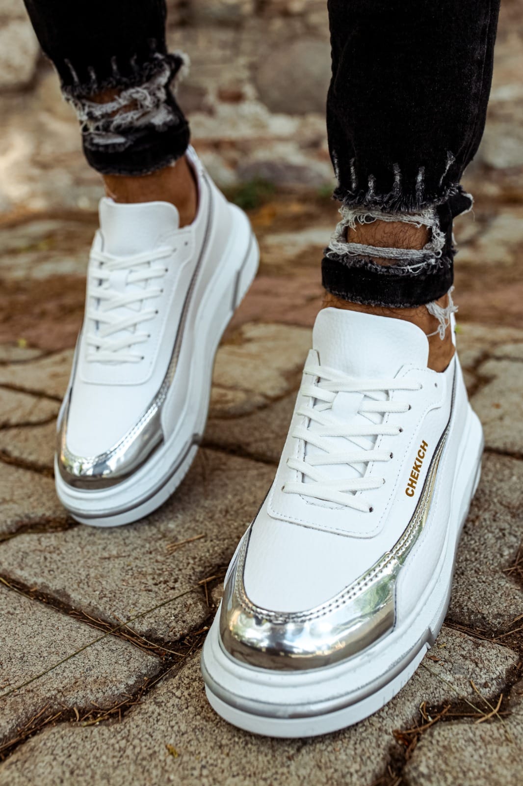 CHEKICH SNEAKERS  WHITE CH041