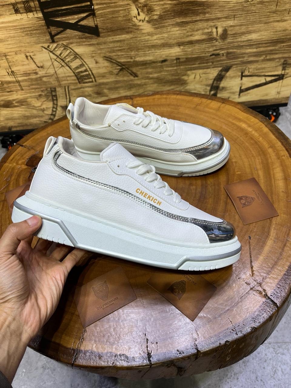 CHEKICH SNEAKERS  WHITE CH041