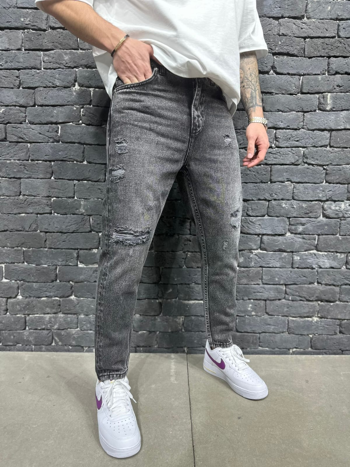 JEANS BLACK B9005