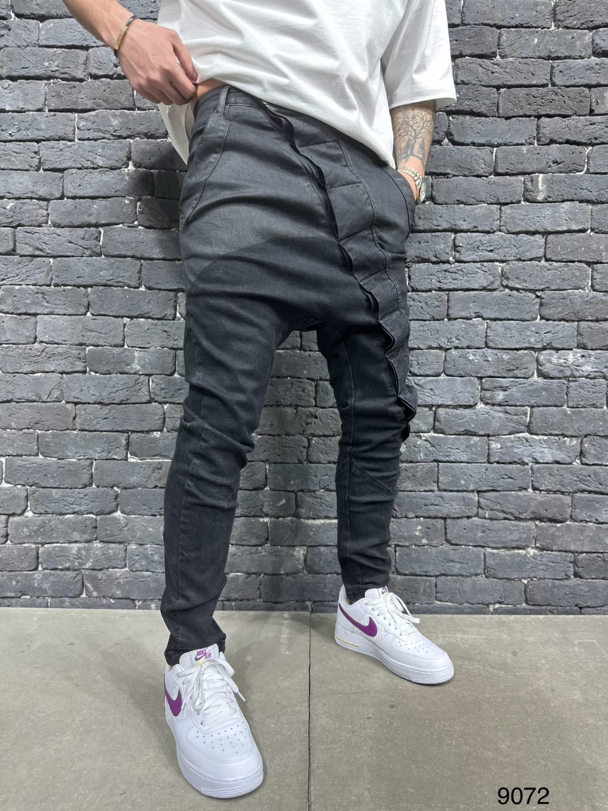 JEANS BLACK B9072