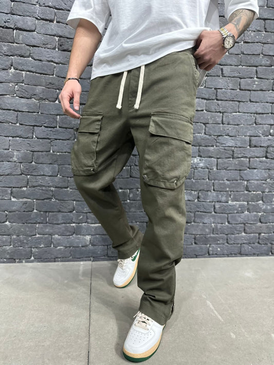 PANTALON CARGO KHAKI RS007
