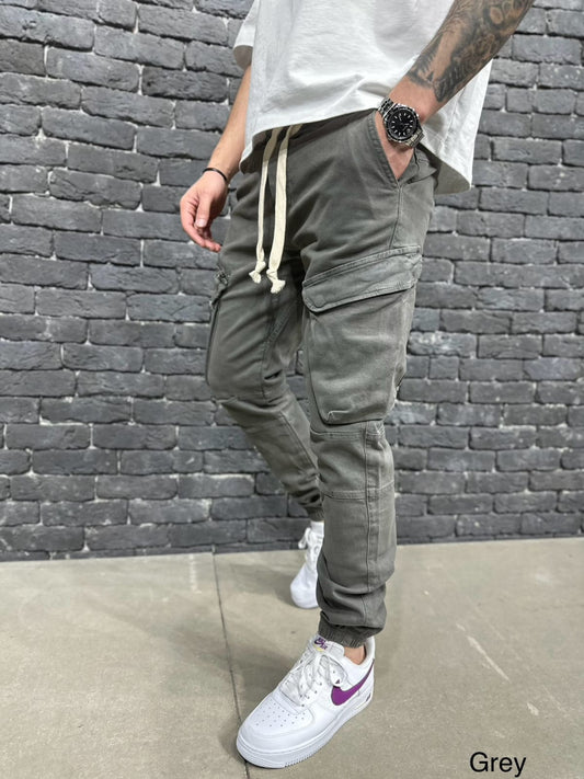 JEANS CARGO GREY ES 3088