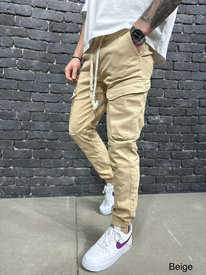 JEANS CARGO BEIGE ES 3088