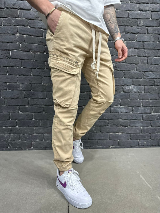JEANS CARGO BEIGE ES 3088