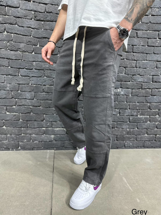 PANTALON BAGGY GREY ES 3089