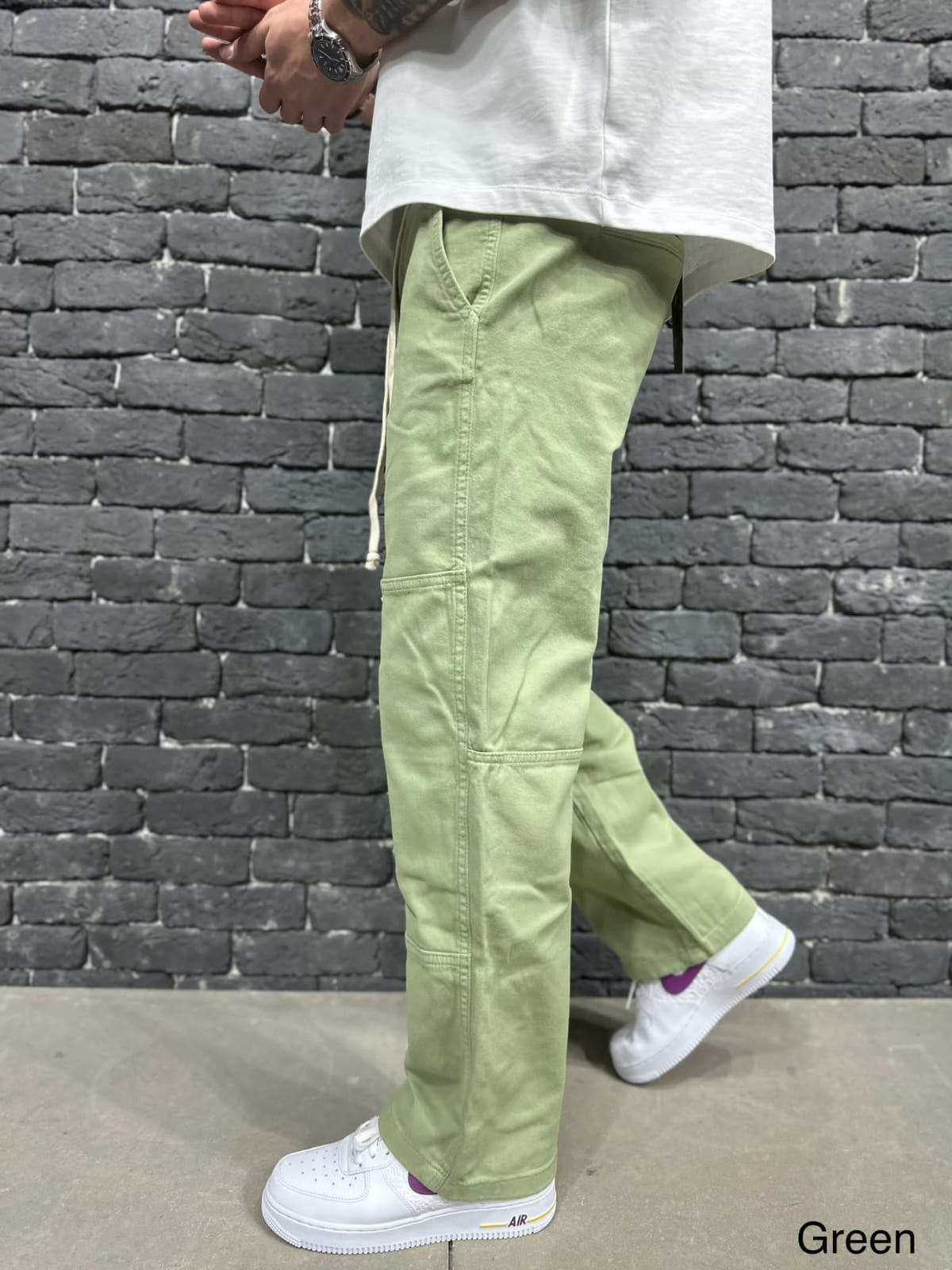 PANTALON BAGGY GREEN ES 3089
