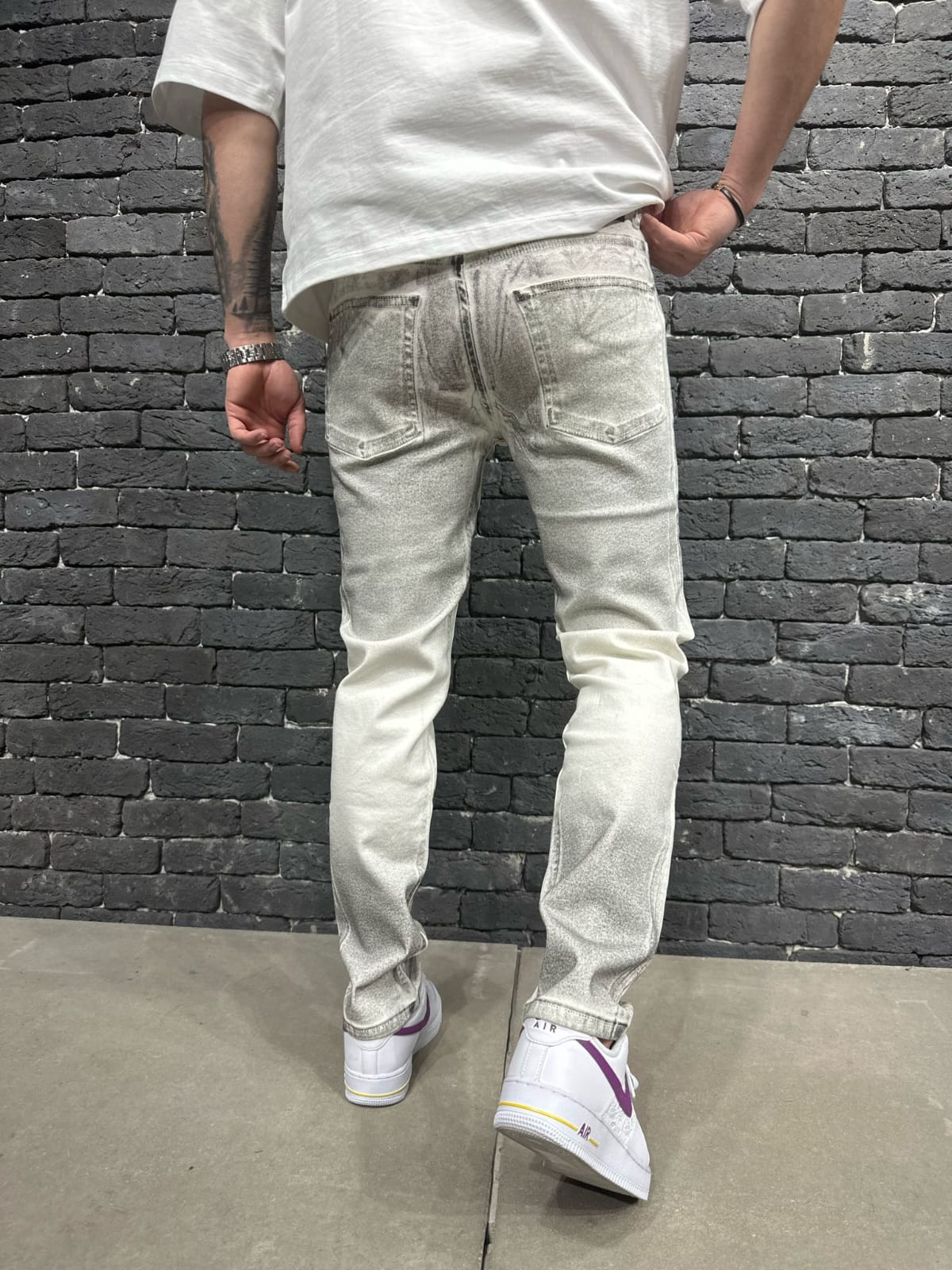JEANS WHITE  ES 3096