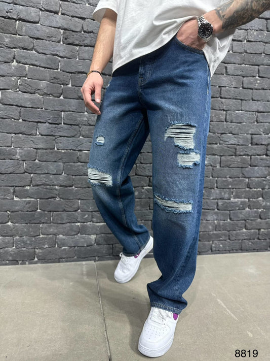 JEANS BAGGY BLUE  B8819