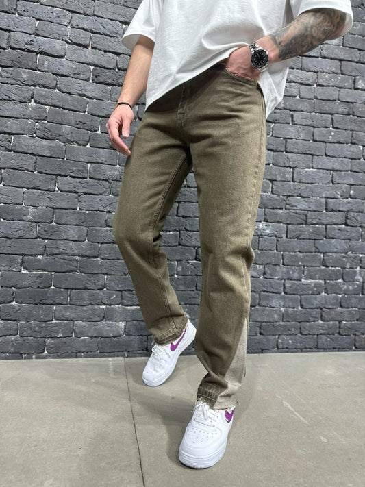 JEANS BAGGY KAHVE  B8904
