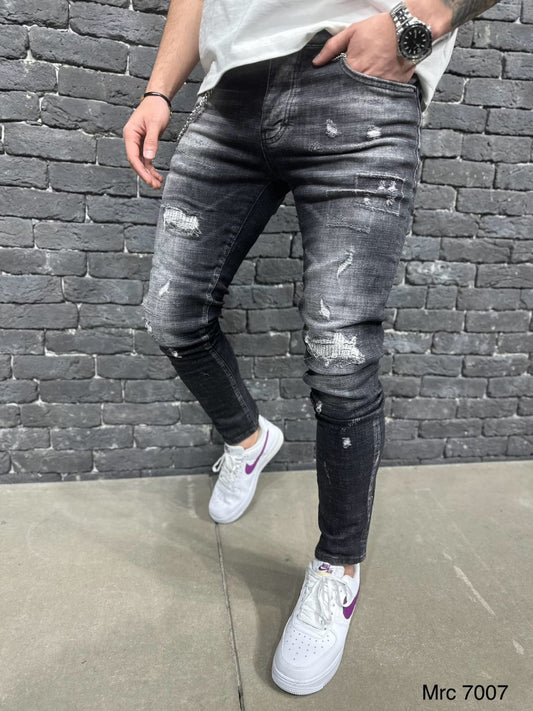 JEANS SLIM BLACK MRC 7007