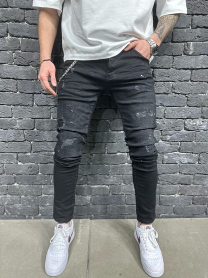 JEANS SLIM BLACK MRC 7011