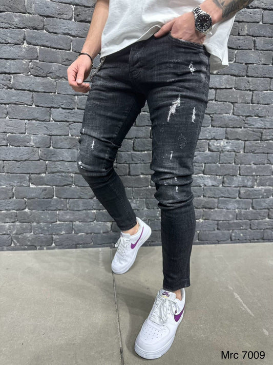 JEANS SLIM BLACK MRC 7009