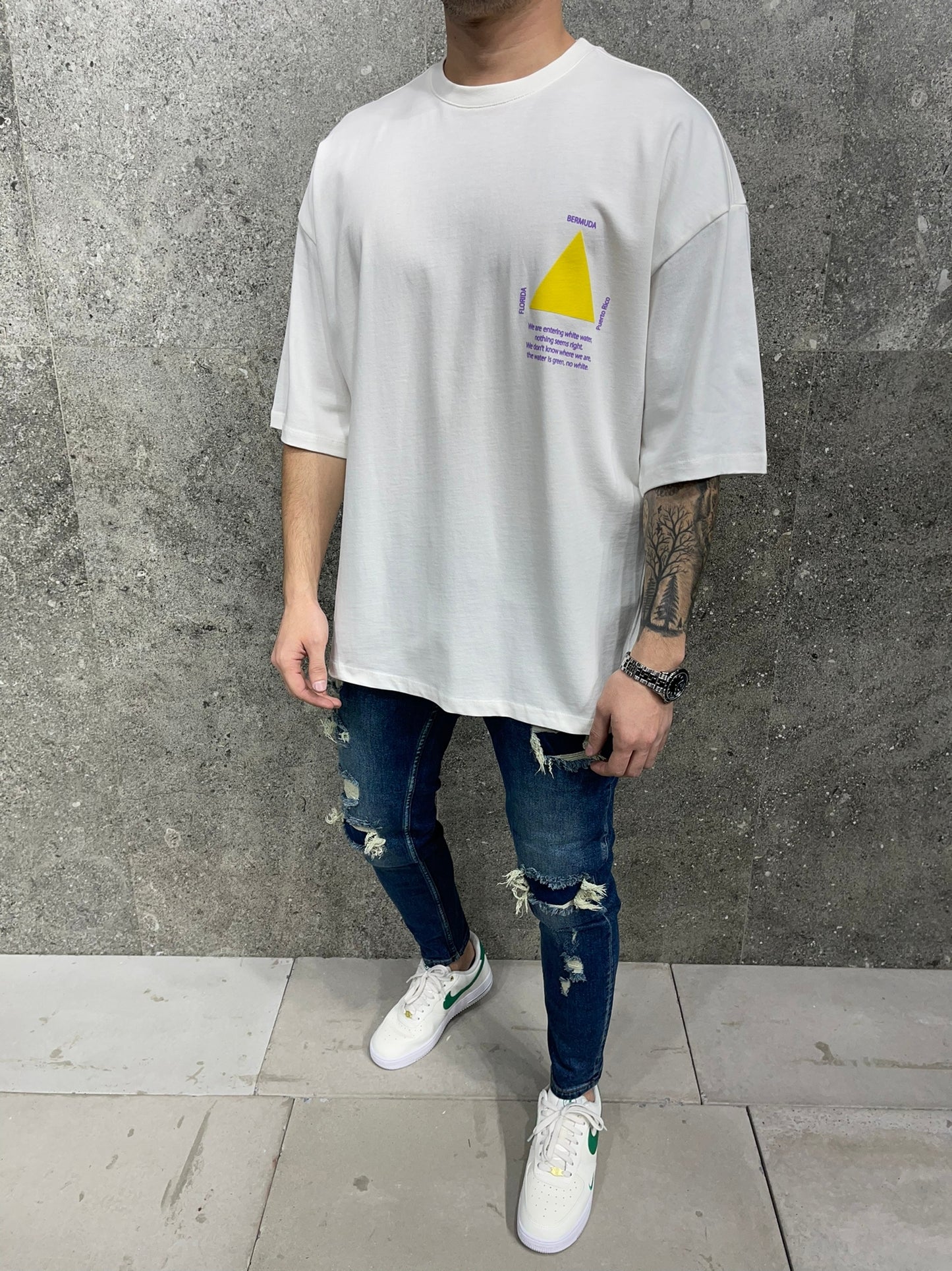 T-SHIRT OVERSIZE WHITE 6246