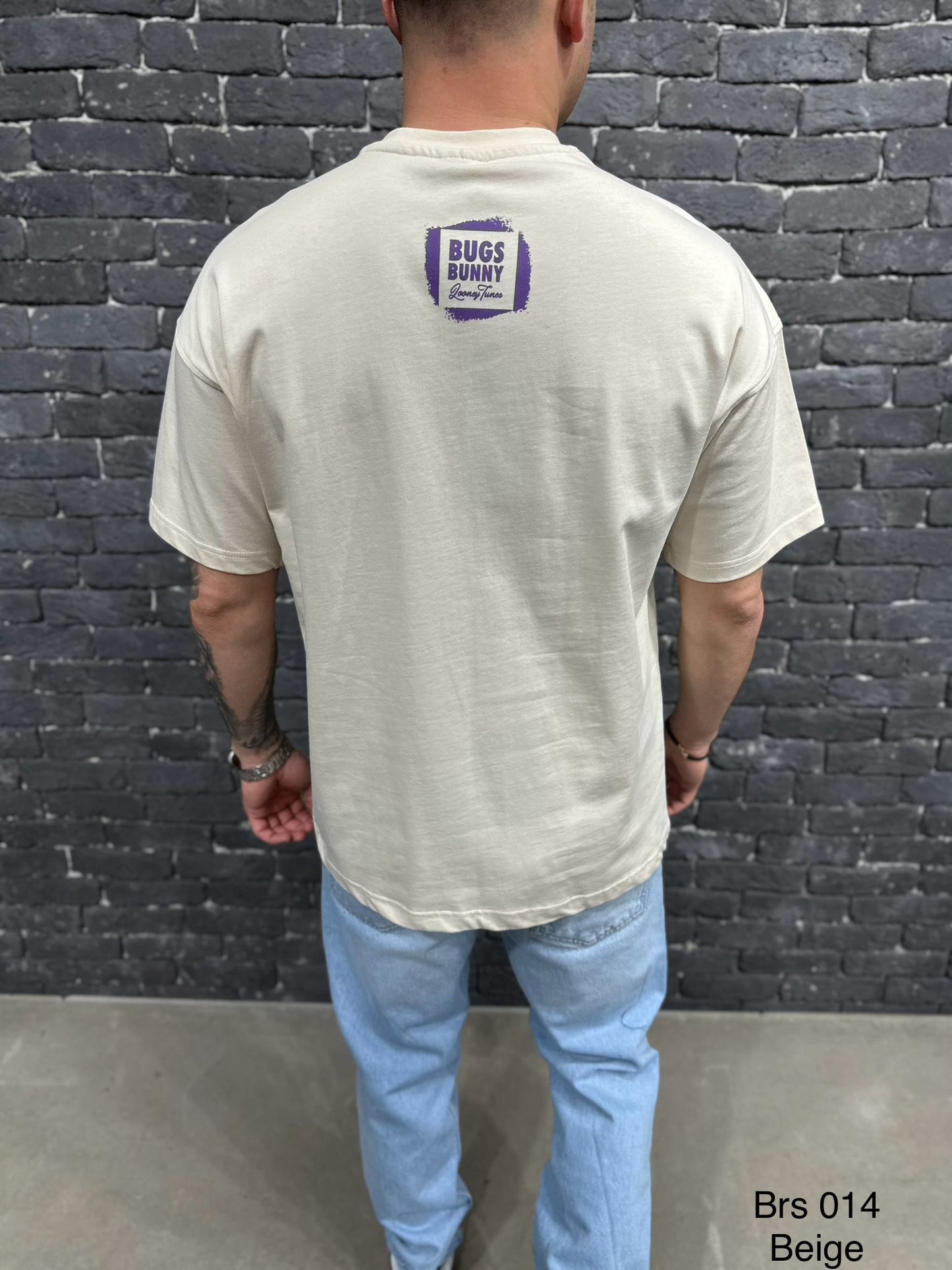T-SHIRT OVERSIZE ECRU 022