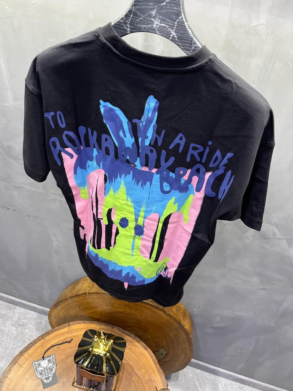 T-SHIRT OVERSIZE BLACK 016