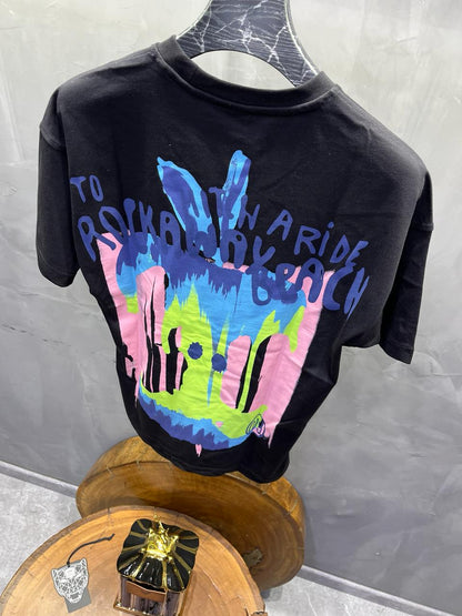 T-SHIRT OVERSIZE BLACK 016
