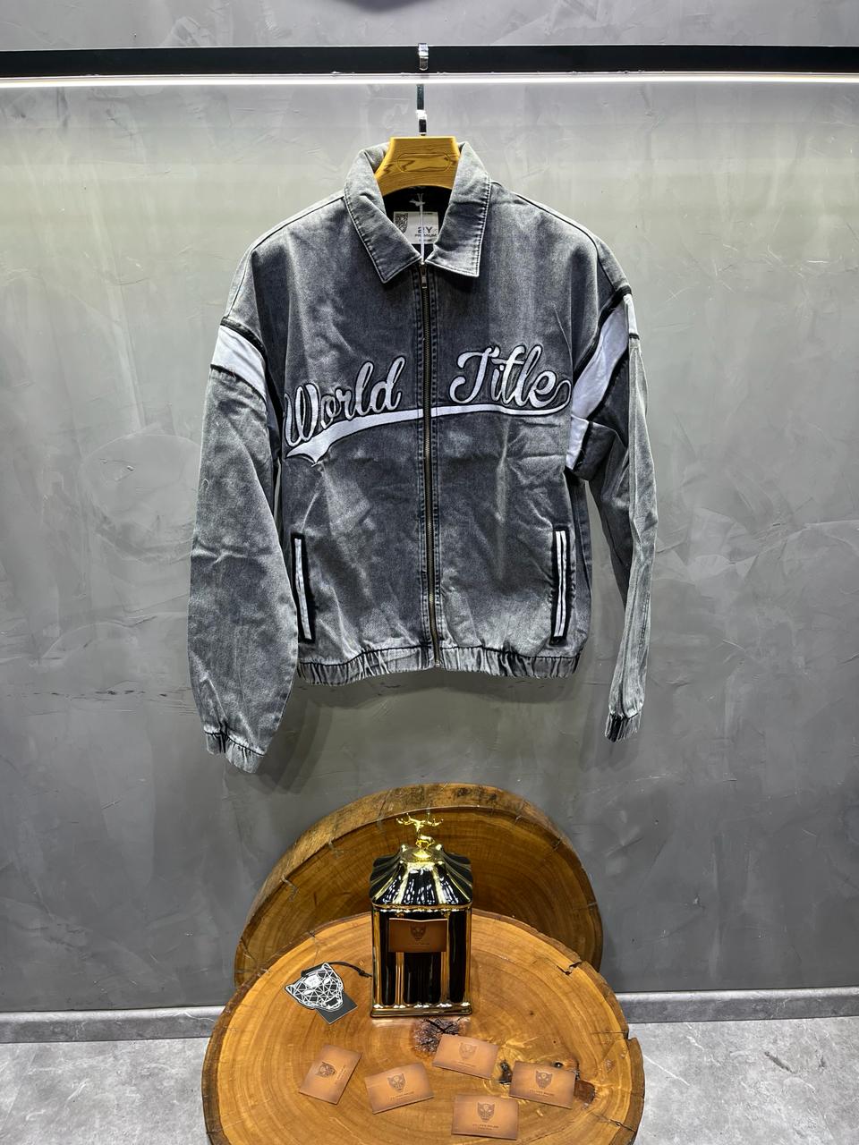 JACKET JEANS BLACK M8944