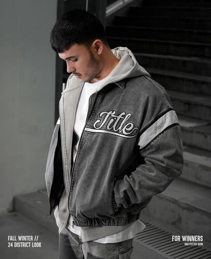 JACKET JEANS BLACK M8944