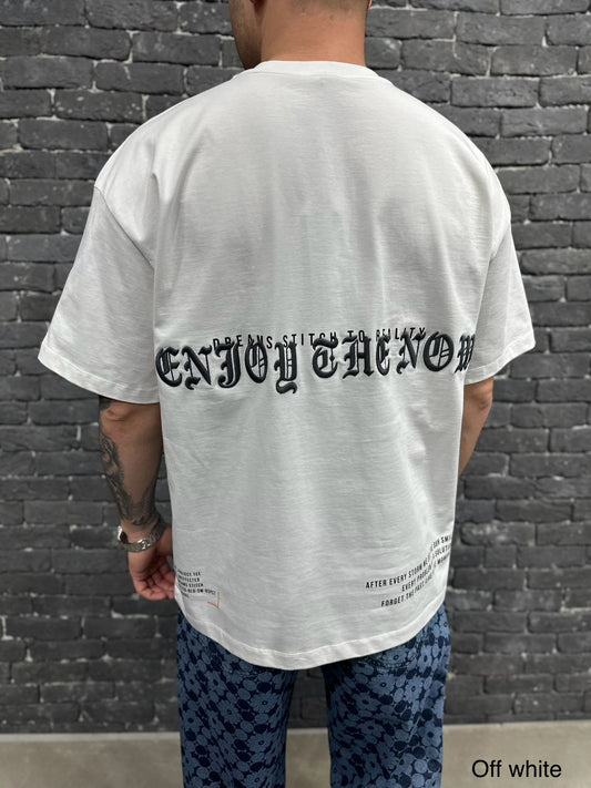 T-SHIRT OVERSIZE OFF WHITE UN102