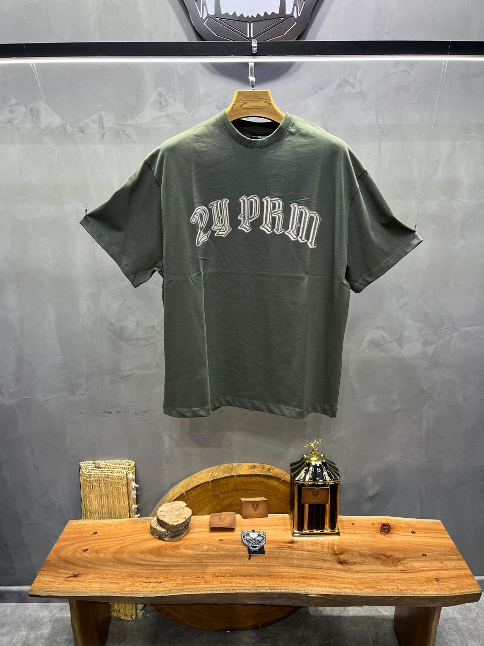 T-SHIRT OVERSIZE KHAKI AJ6403