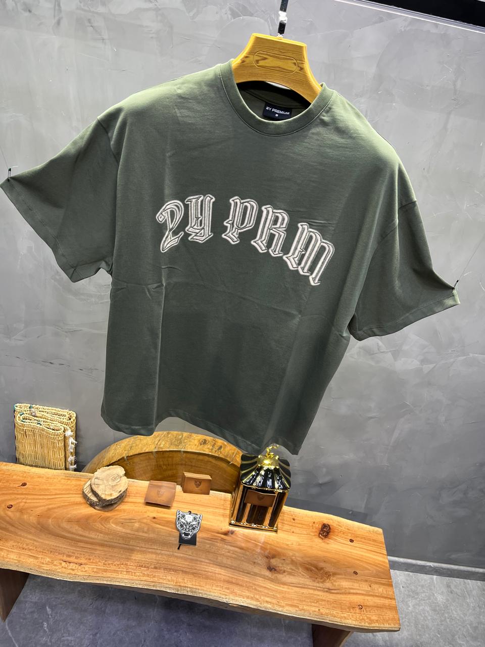 T-SHIRT OVERSIZE KHAKI AJ6403