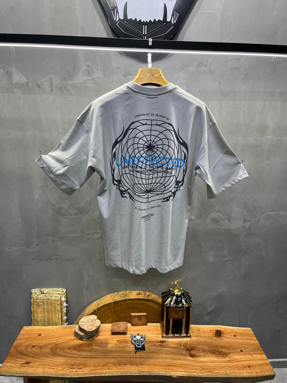 T-SHIRT OVERSIZE GREY UN114