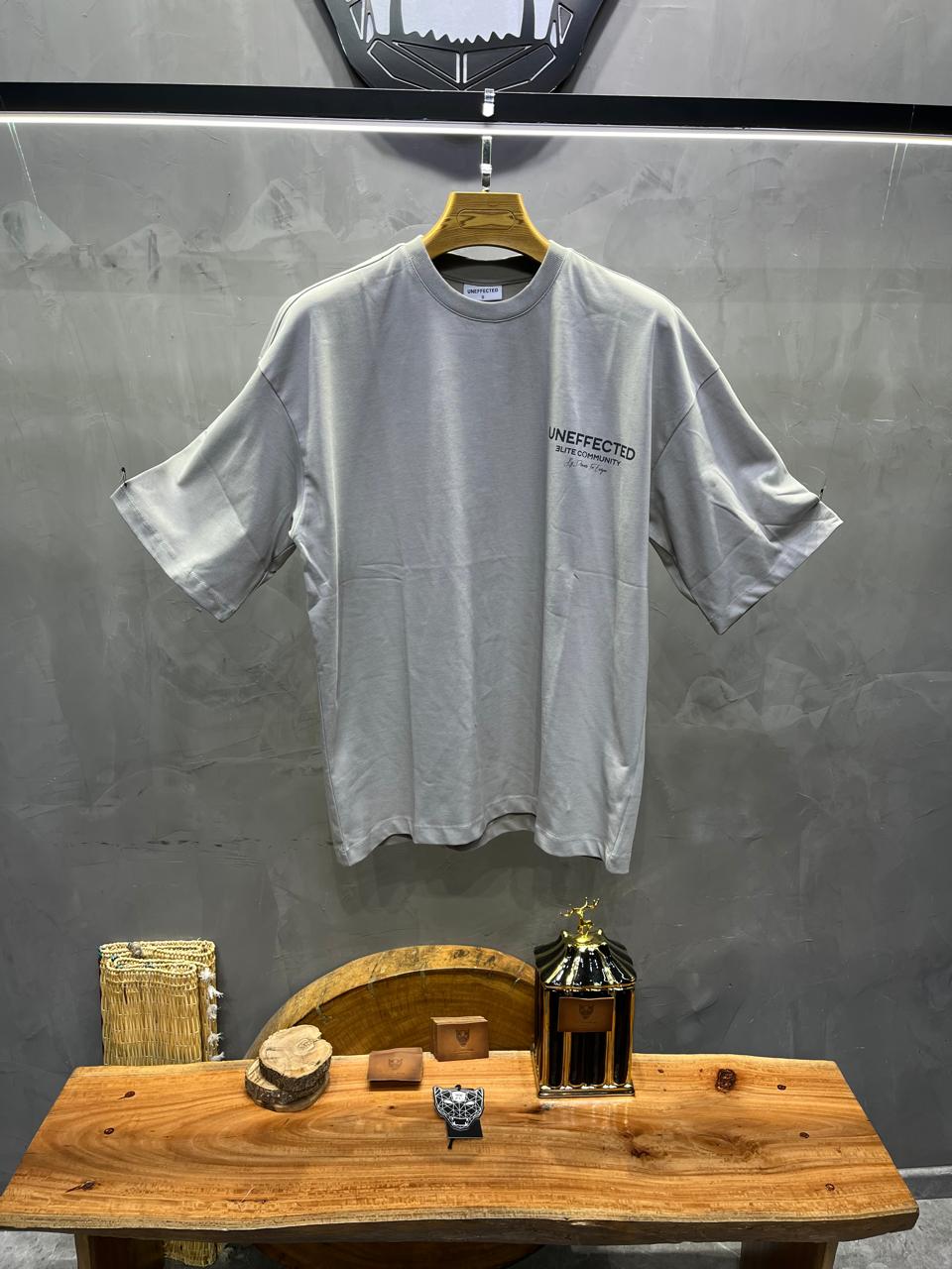 T-SHIRT OVERSIZE GREY UN114