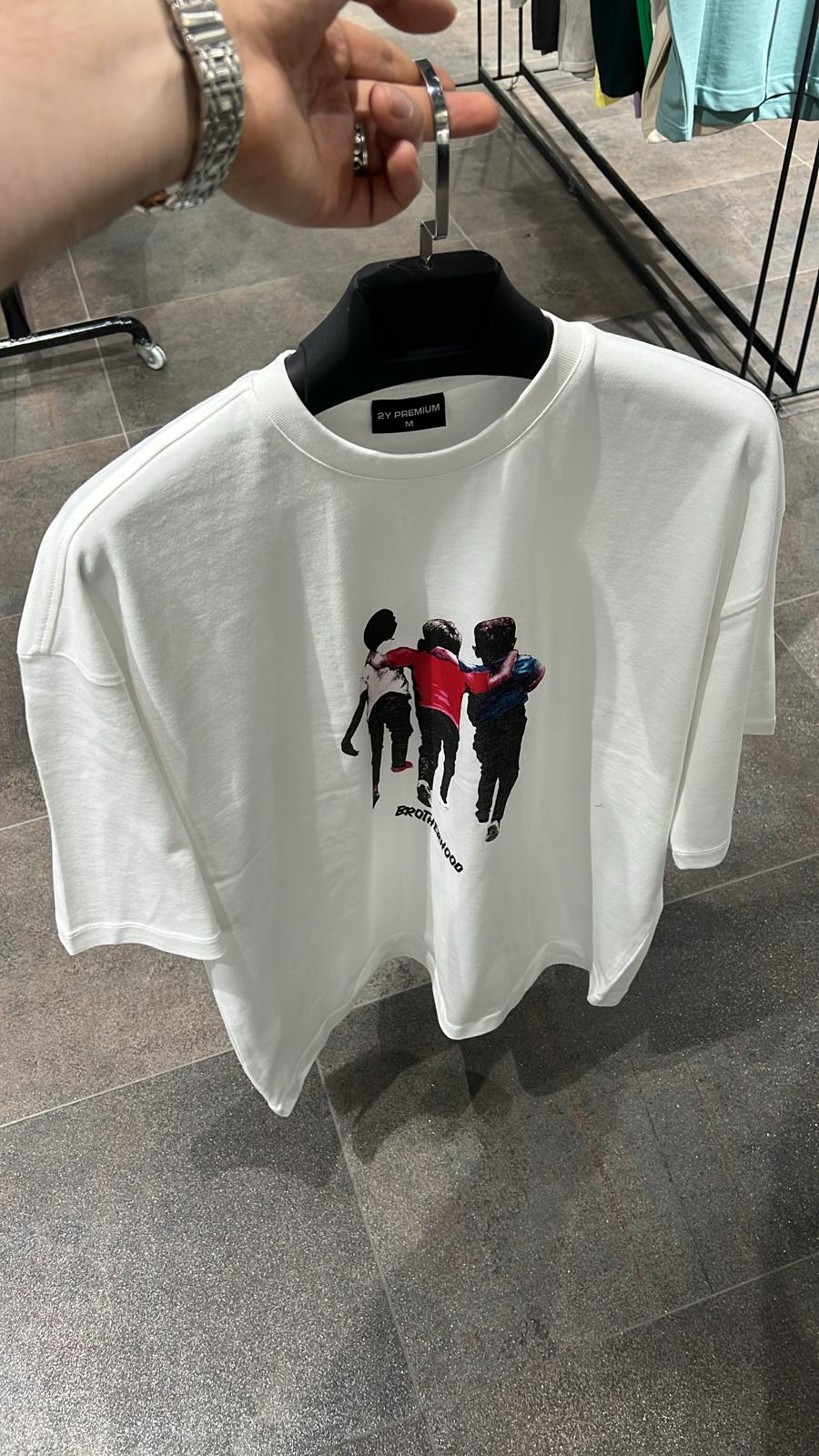 T-SHIRT OVERSIZE OFF WHITE AJ6415