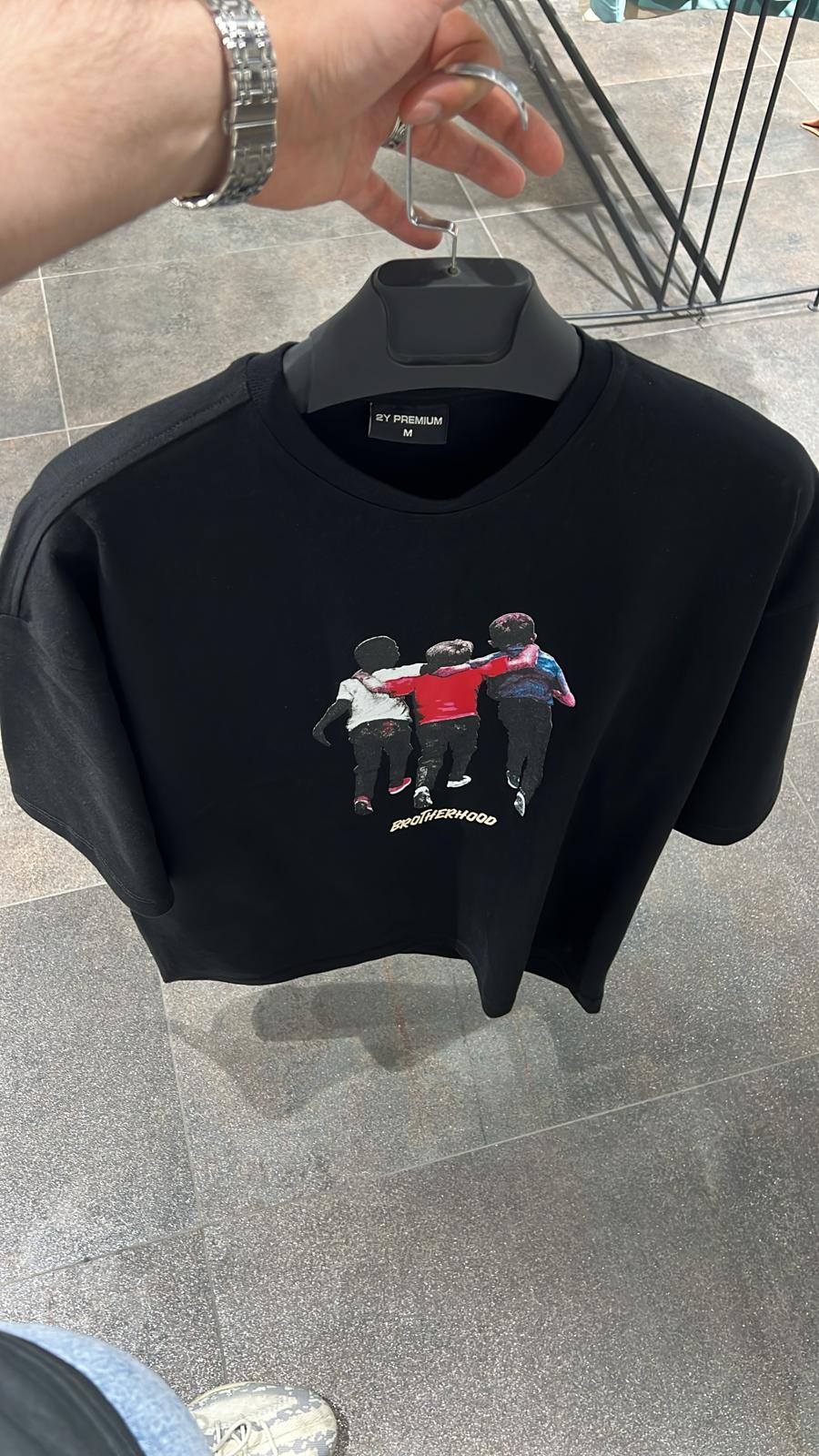 T-SHIRT OVERSIZE  BLACK AJ6415