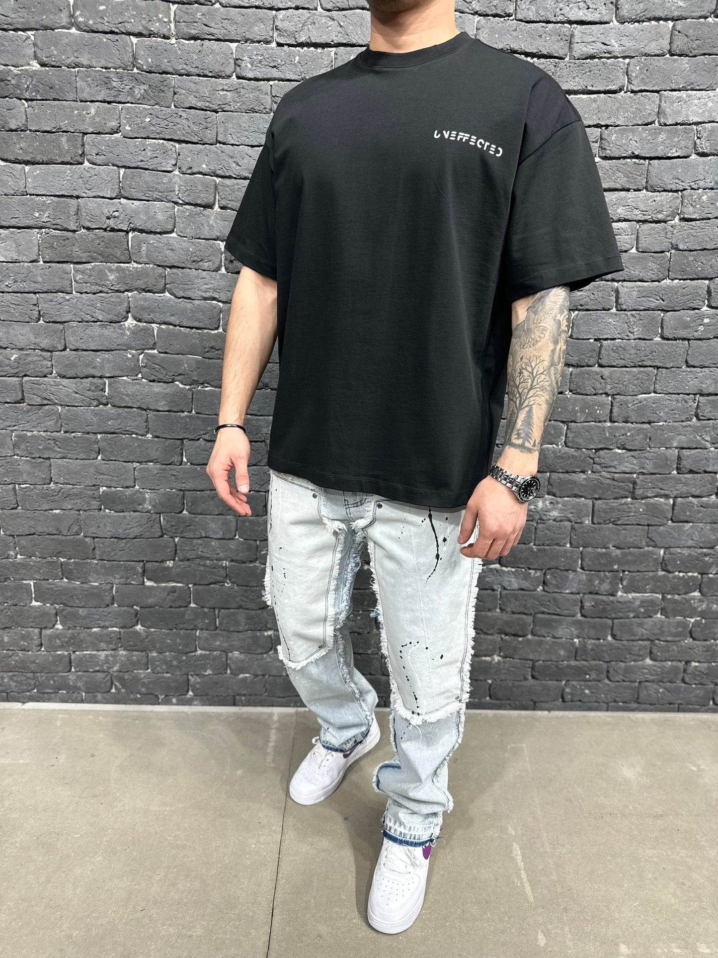 T-SHIRT OVERSIZE BLACK UN101