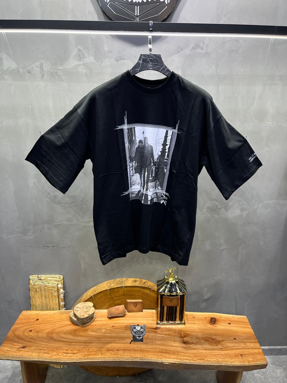 T-SHIRT OVERSIZE BLACK AJ6358