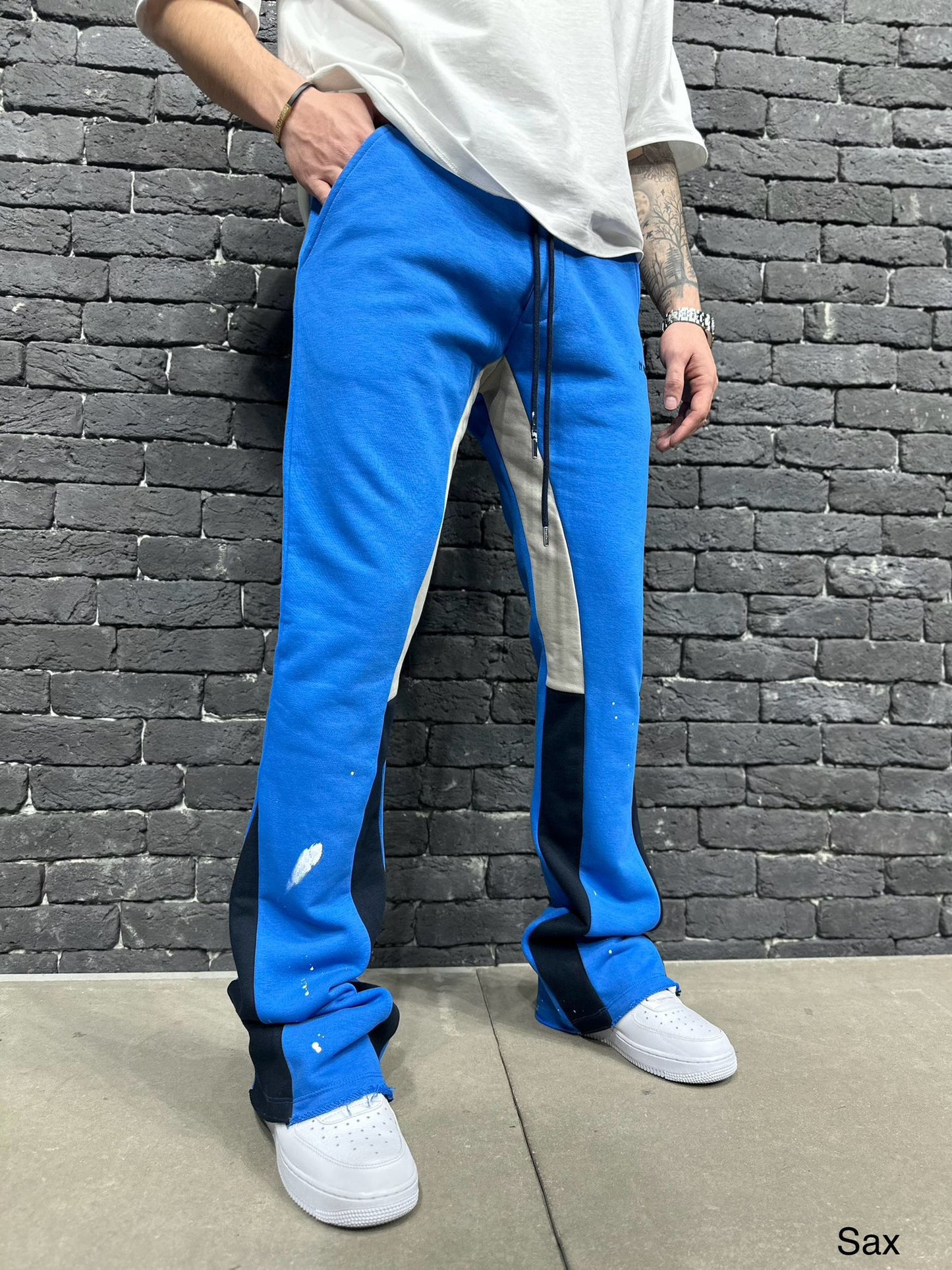 PONTALON JOGGING BAGGY SAX  AJ6397