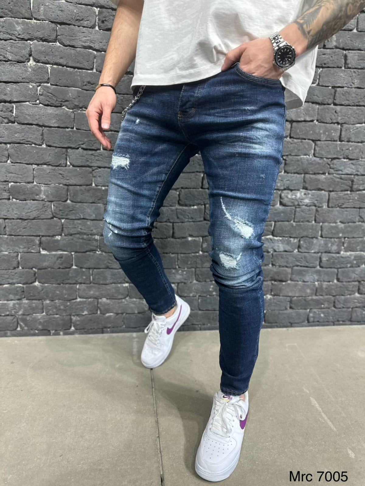 JEANS BLUE SLIM MRJ7005