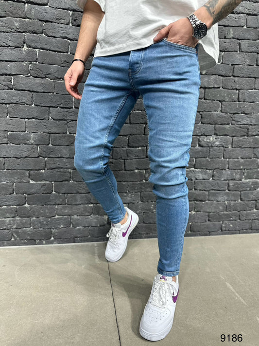 JEANS BLUE SLIM SIMPLE  B9186