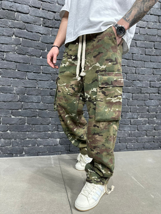 JEANS ARMY CARGO BAGGY ES3106