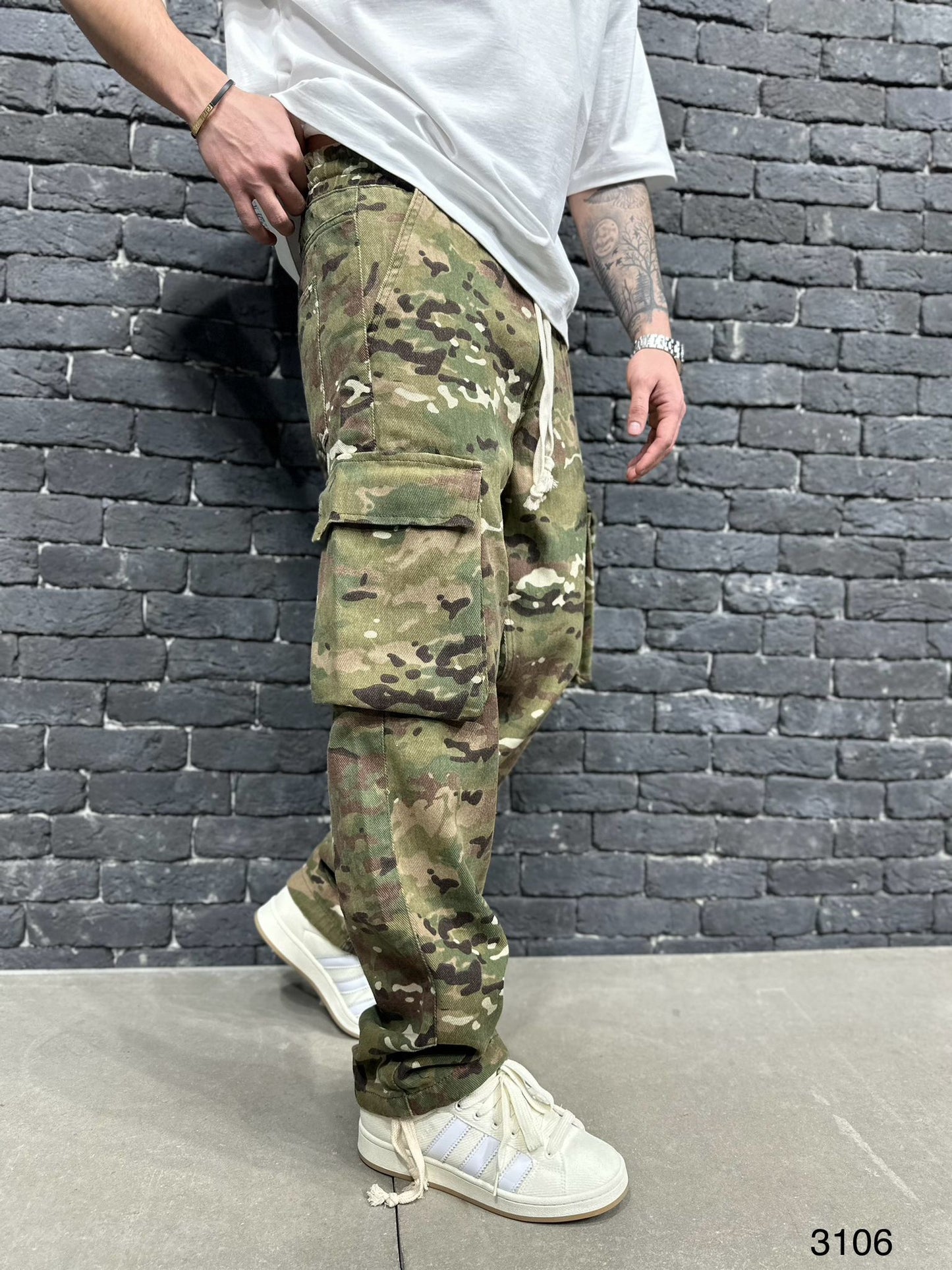 JEANS ARMY CARGO BAGGY ES3106