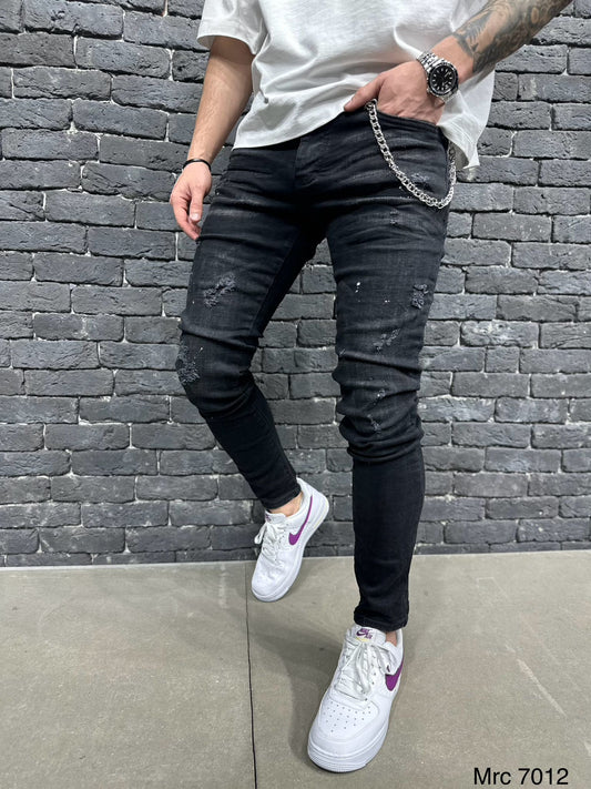 JEANS BLACK SLIM MRJ7012