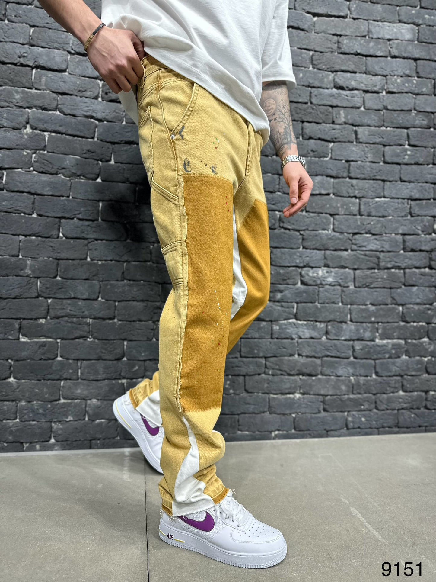 JEANS BAGY BROWN B9151