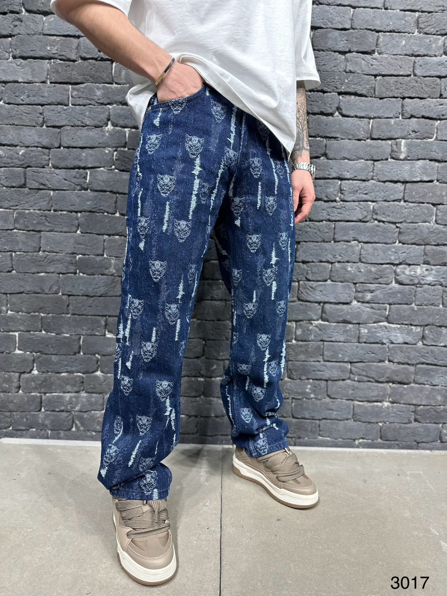 JEANS BLUE BAGGY ES3117