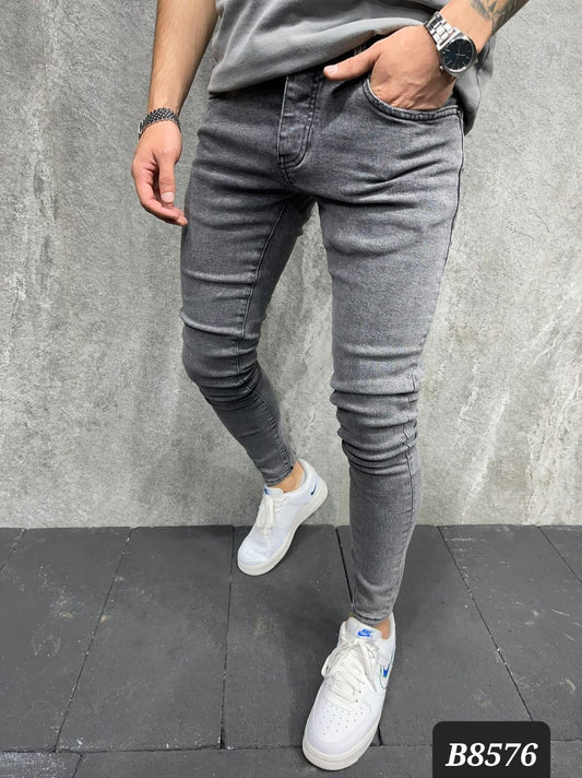 JEANS ANTHRACITE SLIM SIMPLE  B8576